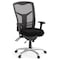 Officesource CoolMesh Collection Multi-Function, High Back Mesh Back Chair with Upholstered Seat and Black Frame OSTW8908FBK - alternate 7